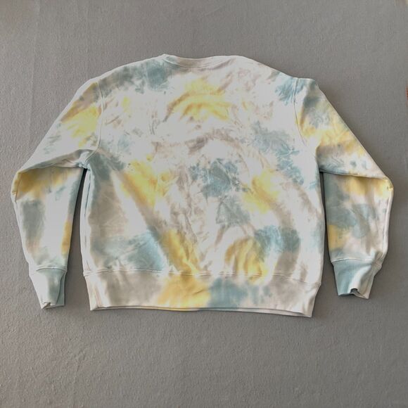 Disney Sweatshirt Size Large Mickey Mouse Tie Dye Embroidered Sweater‎ - Picture 8 of 9